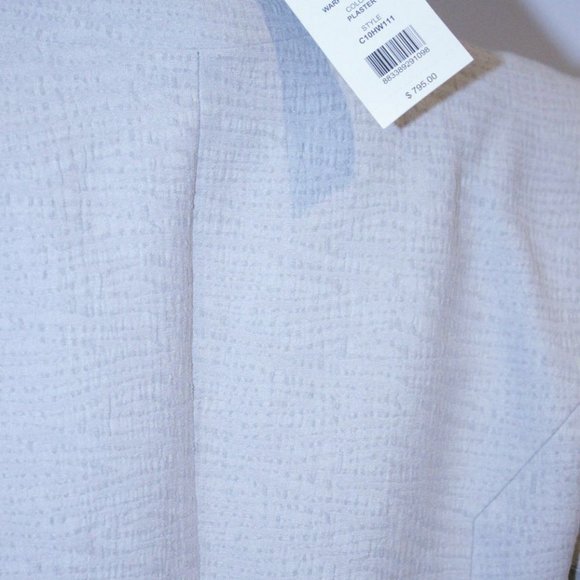 HELMUT LANG Asymmetric  LEATHER Combo JACKET Blazer - Picture 8 of 8